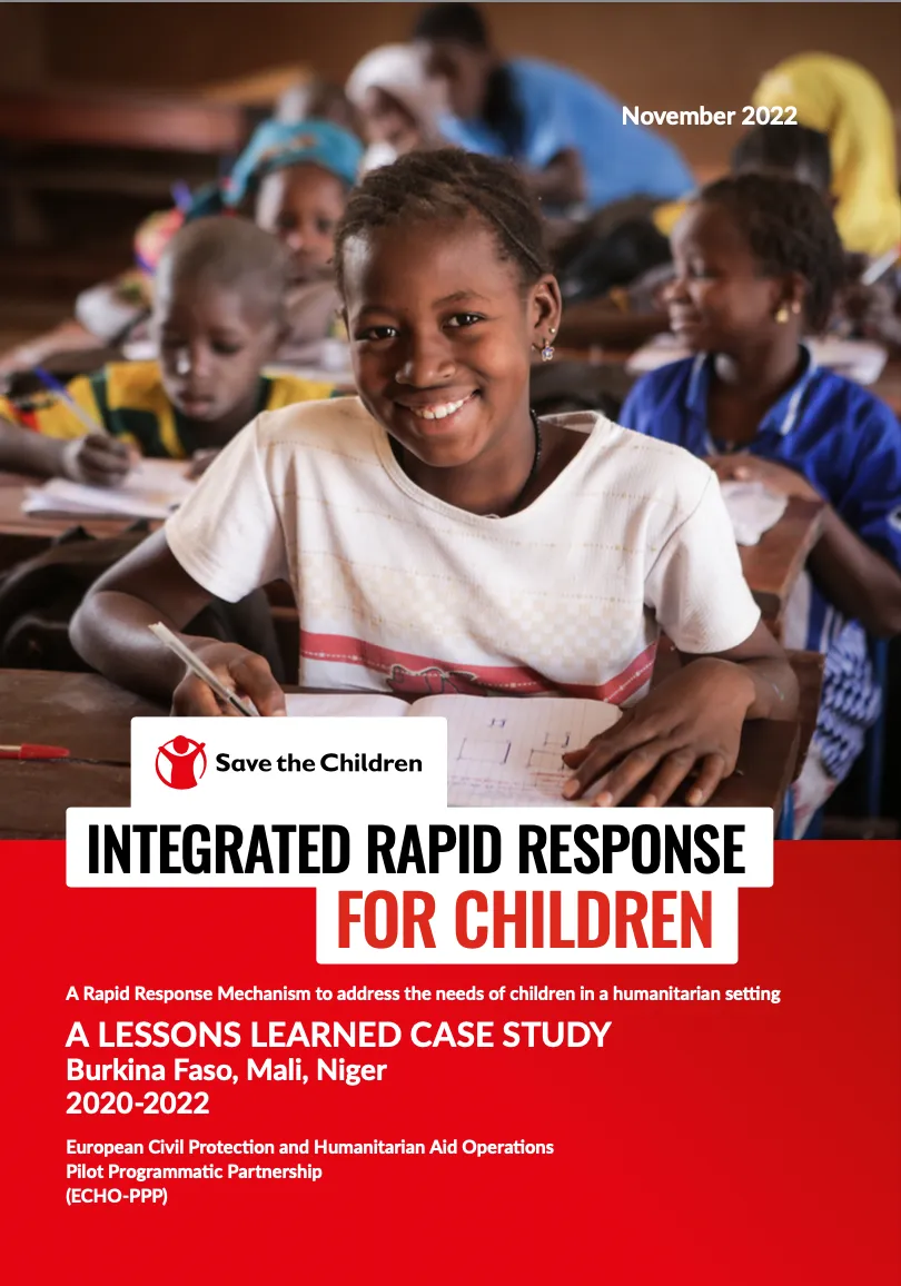 Integrated Rapid Response for Children: A Lessons Learned Case Study from Burkina Faso, Mali and Niger